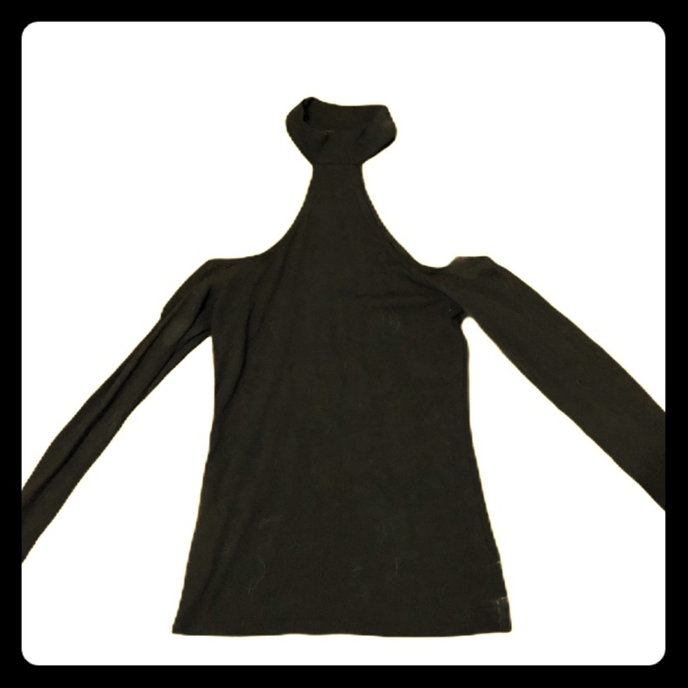 Express cold shoulder top